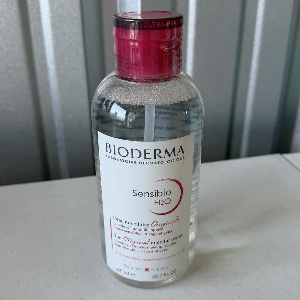 New Sealed Bioderma Sensibio H2O Micellar Water Makeup Remover 28.7 Fl Oz 850ml